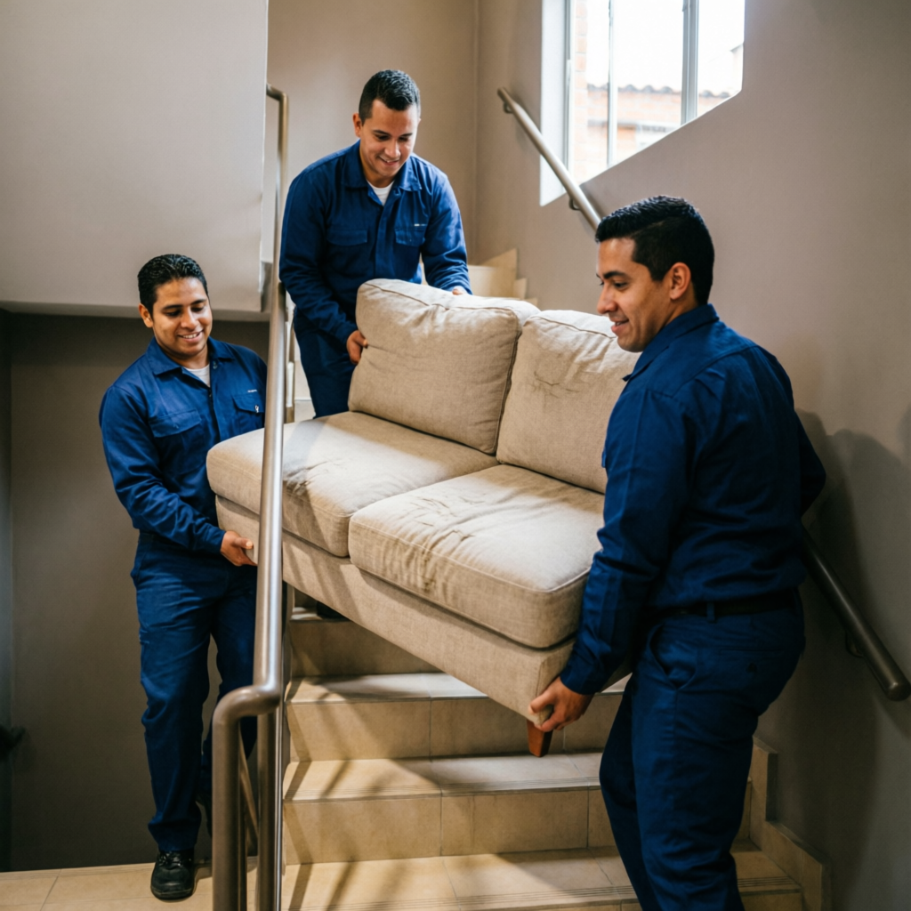Cotizar Trasteo Bogotá - Mover sofá con personal experto en trasteo