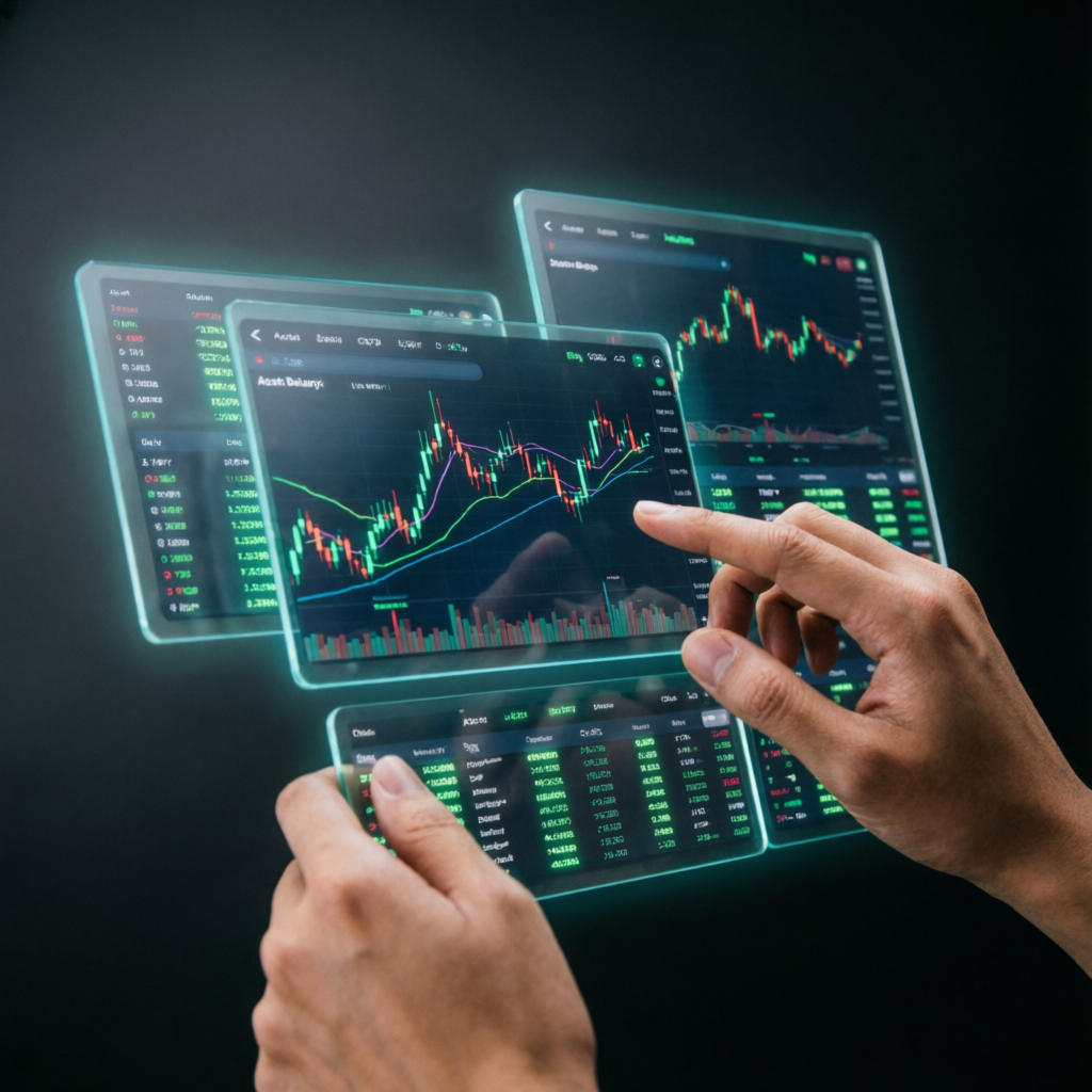 Funded account management service with hands managing multiple trading accounts