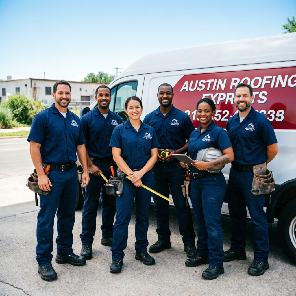 Oliver Roof professional roofing team in Austin Texas