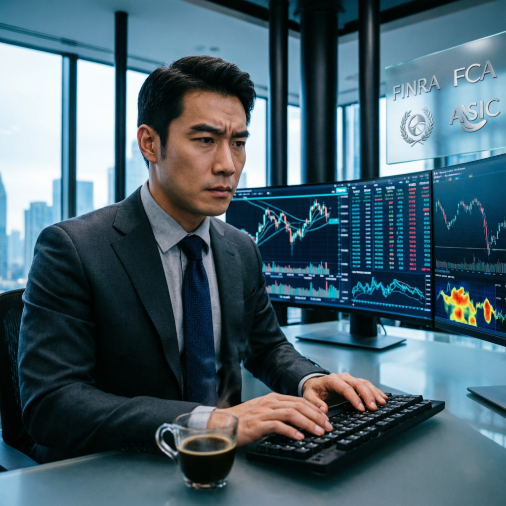 Professional trader at regulated financial institution with compliance oversight