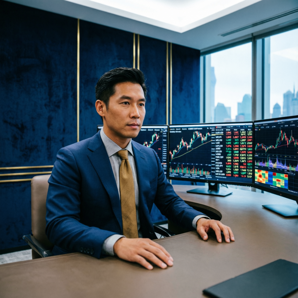Professional prop firm trader managing funded accounts