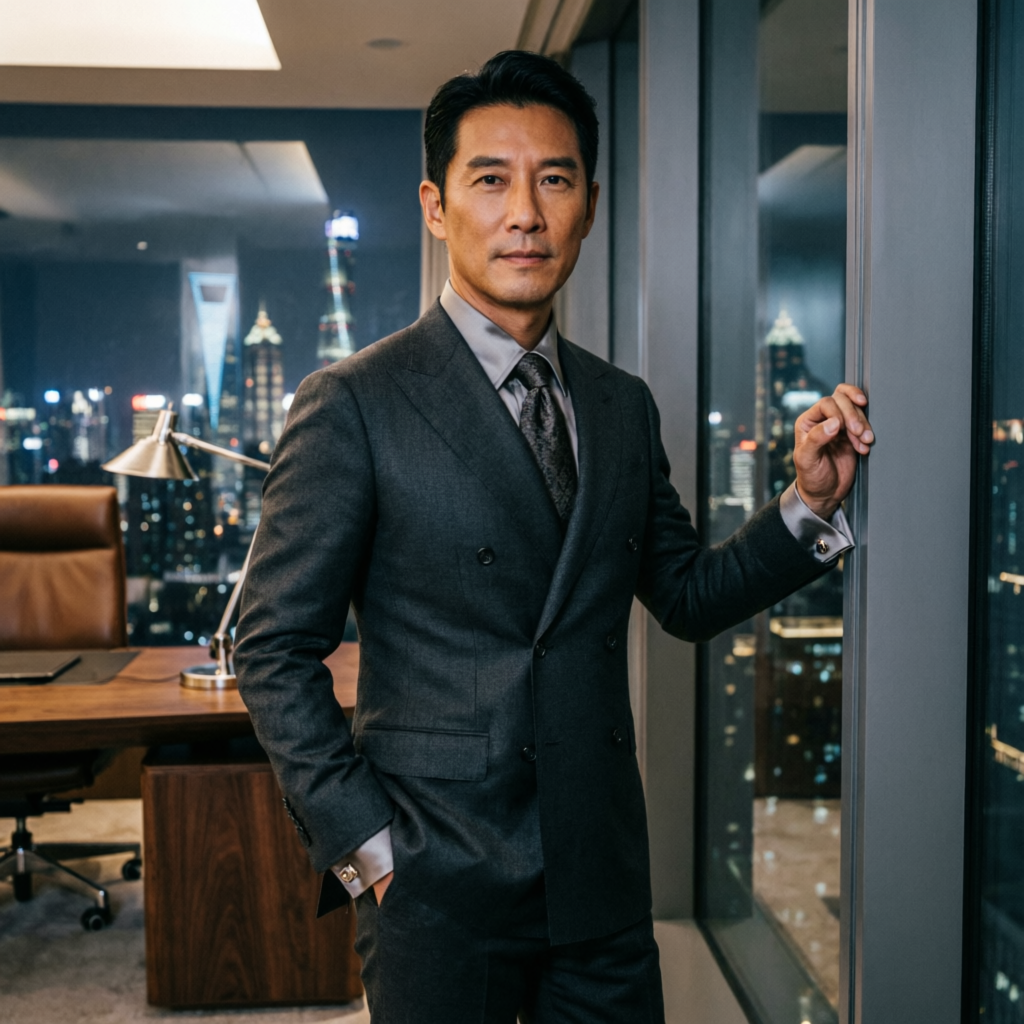 Professional financial consultant in luxury office