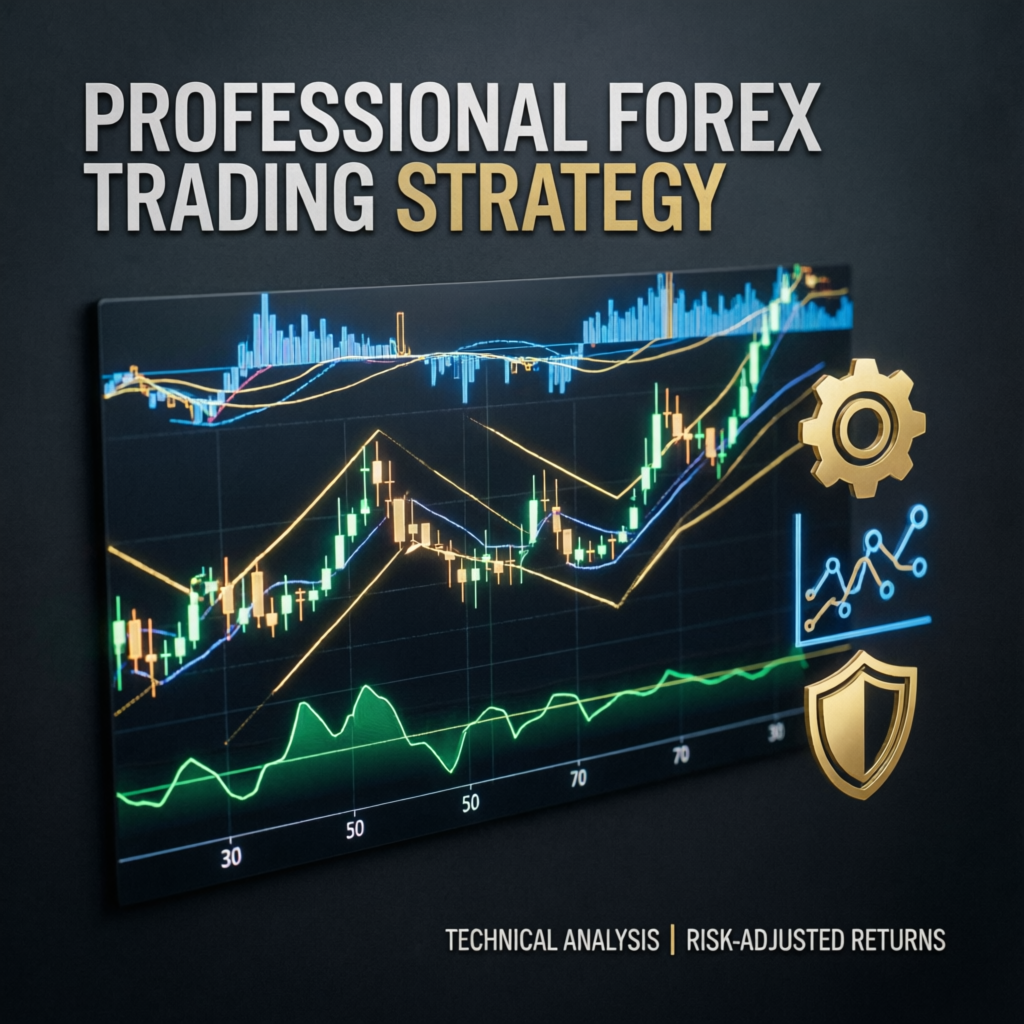 Professional forex trading strategy with technical analysis and risk-adjusted returns