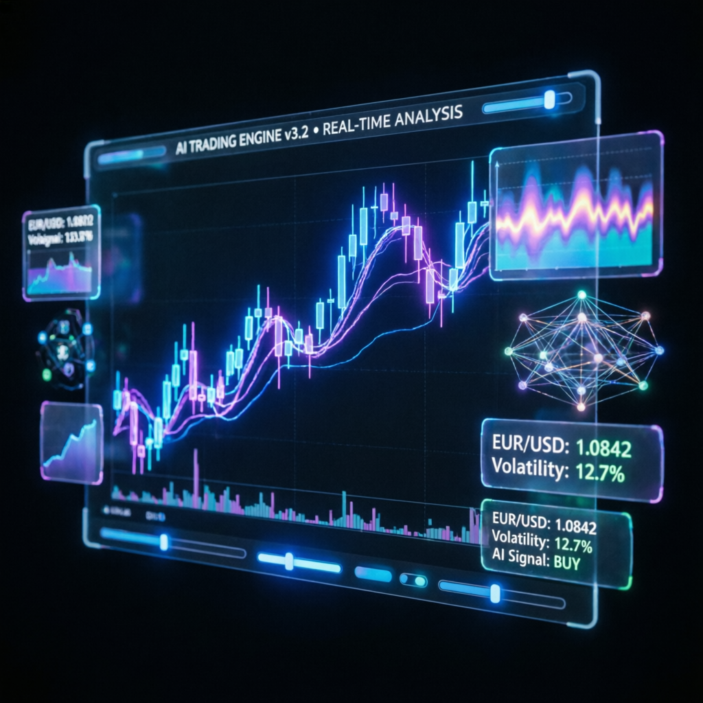 AI-powered Apex Evaluation trading dashboard with real-time analytics