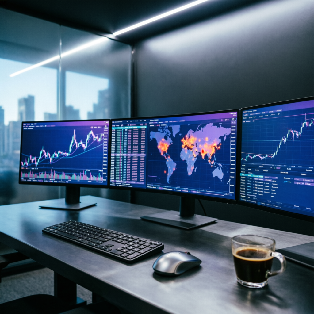 Professional trading setup for prop firm challenge