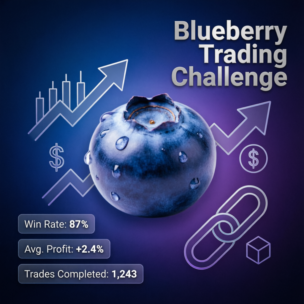 Blueberry Trading Challenge visualization with stats