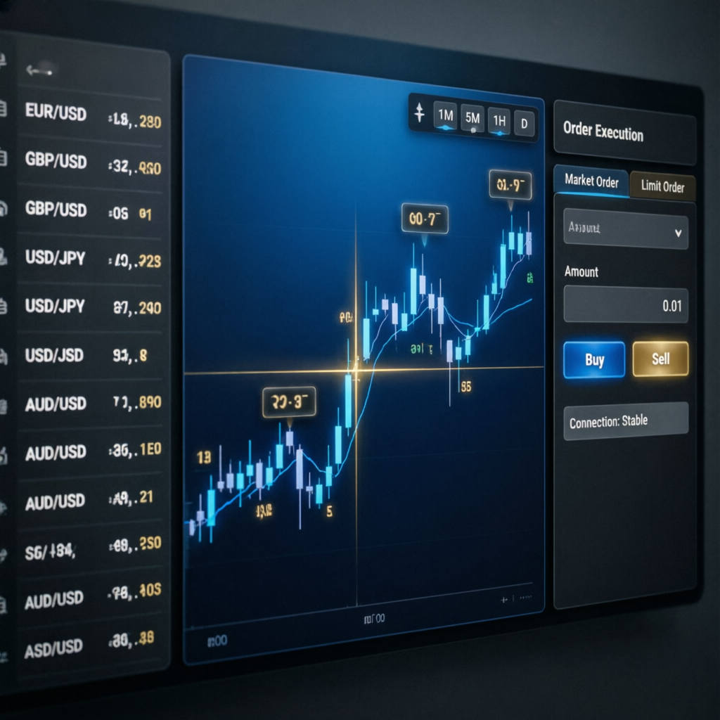 Eightcap Trading Platform Interface