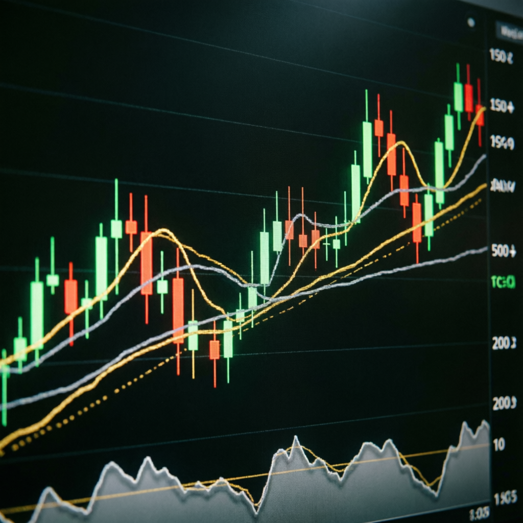 Professional forex trading charts showing successful Topstep combine results