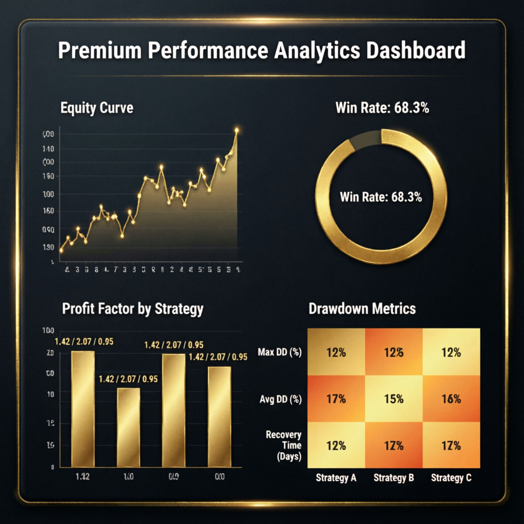 Premium performance analytics dashboard