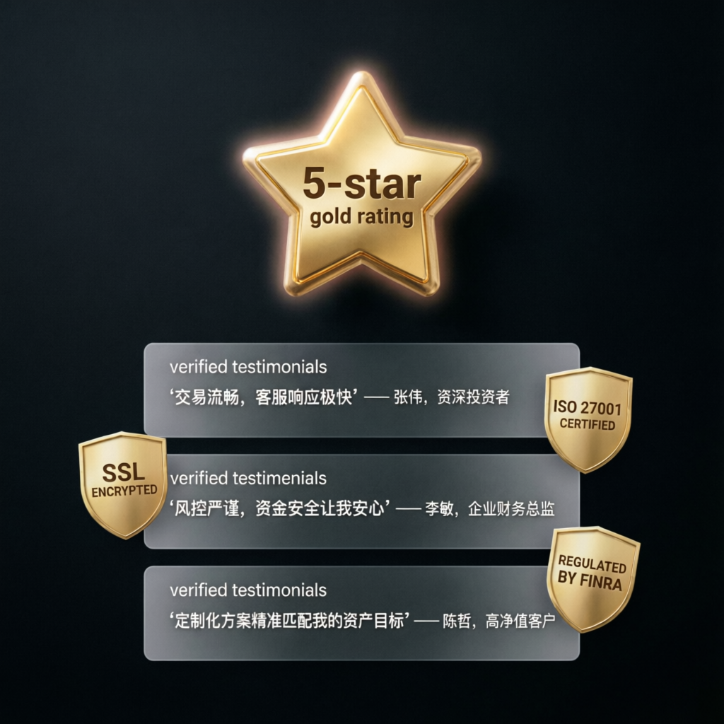 5-star gold rating and verified testimonials