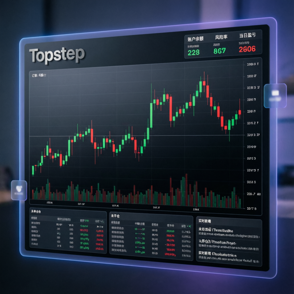 Topstep Trading Dashboard with Professional Futures Charts