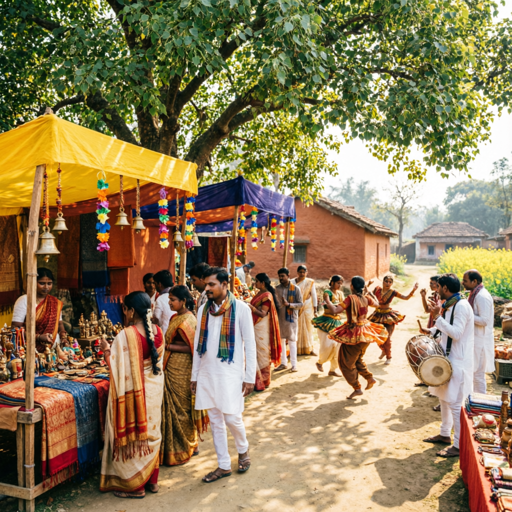 Village fair of rural Bengal
