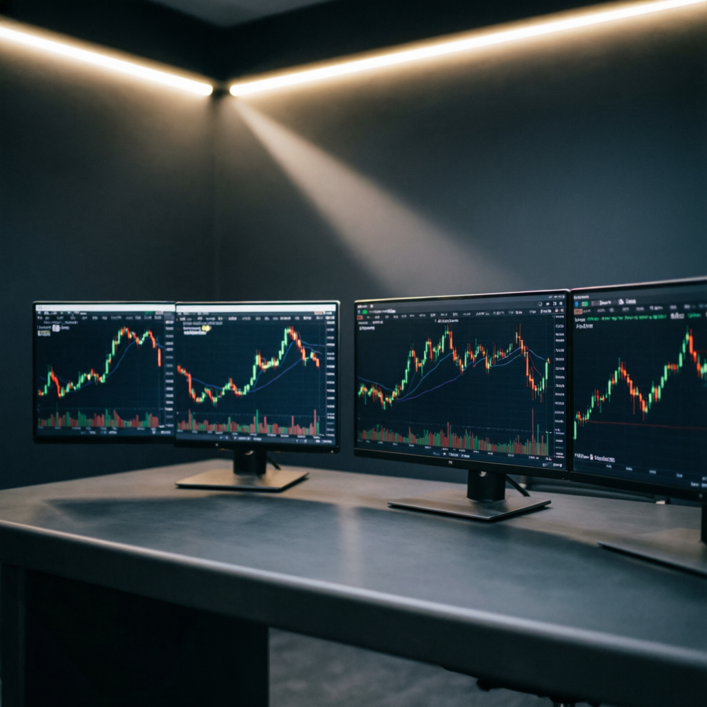 Professional Trading Desk Setup