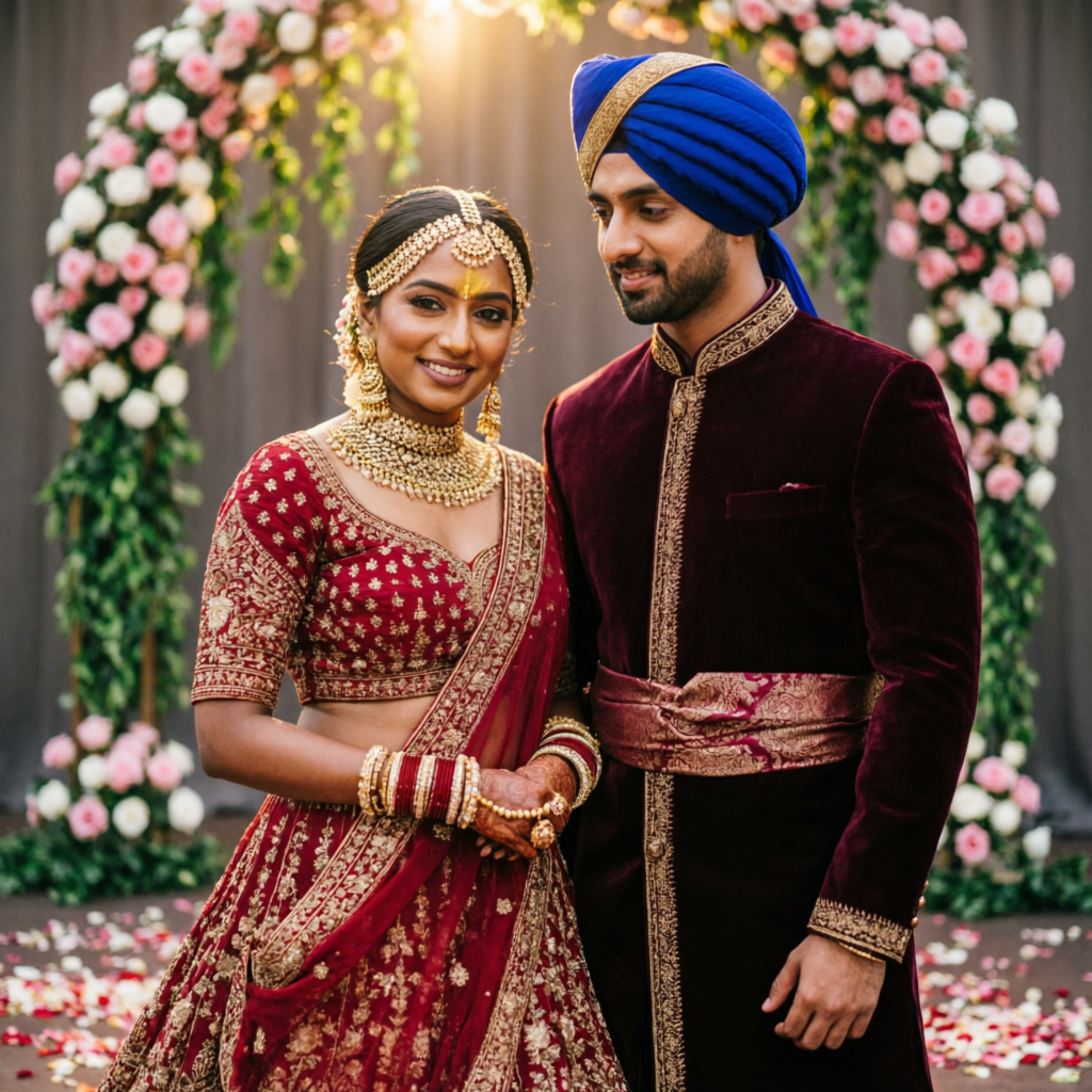 Indian Wedding Couple