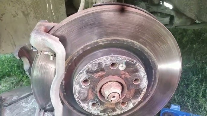 Тормозной диск после снятия