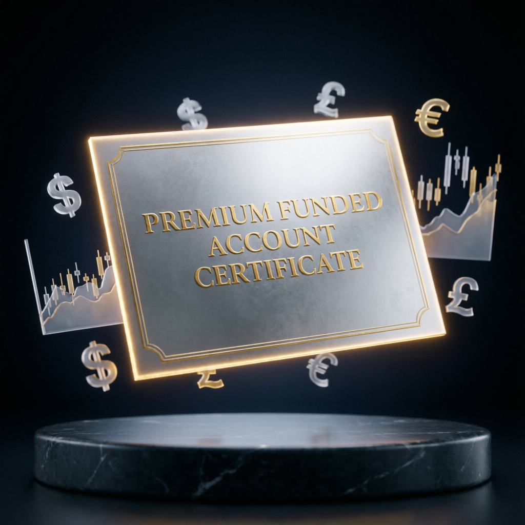 Premium funded account certificate