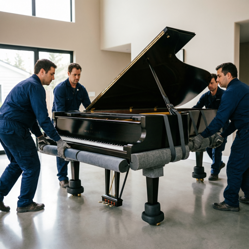 Servicio especializado en transporte de pianos e instrumentos delicados