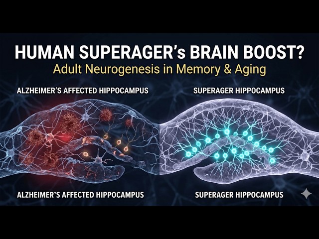 Comparaison entre un cerveau atteint d'Alzheimer et un cerveau de Superager