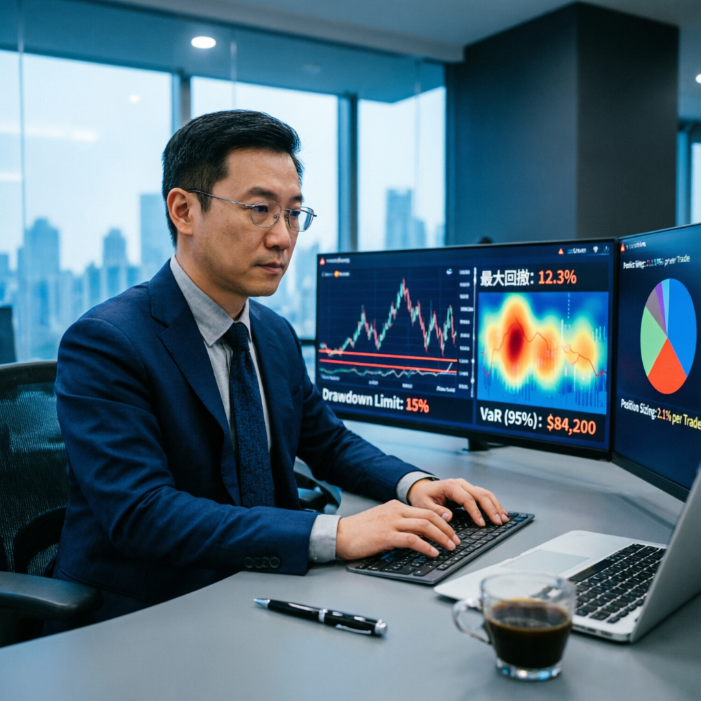 Professional risk management in forex trading with drawdown analysis