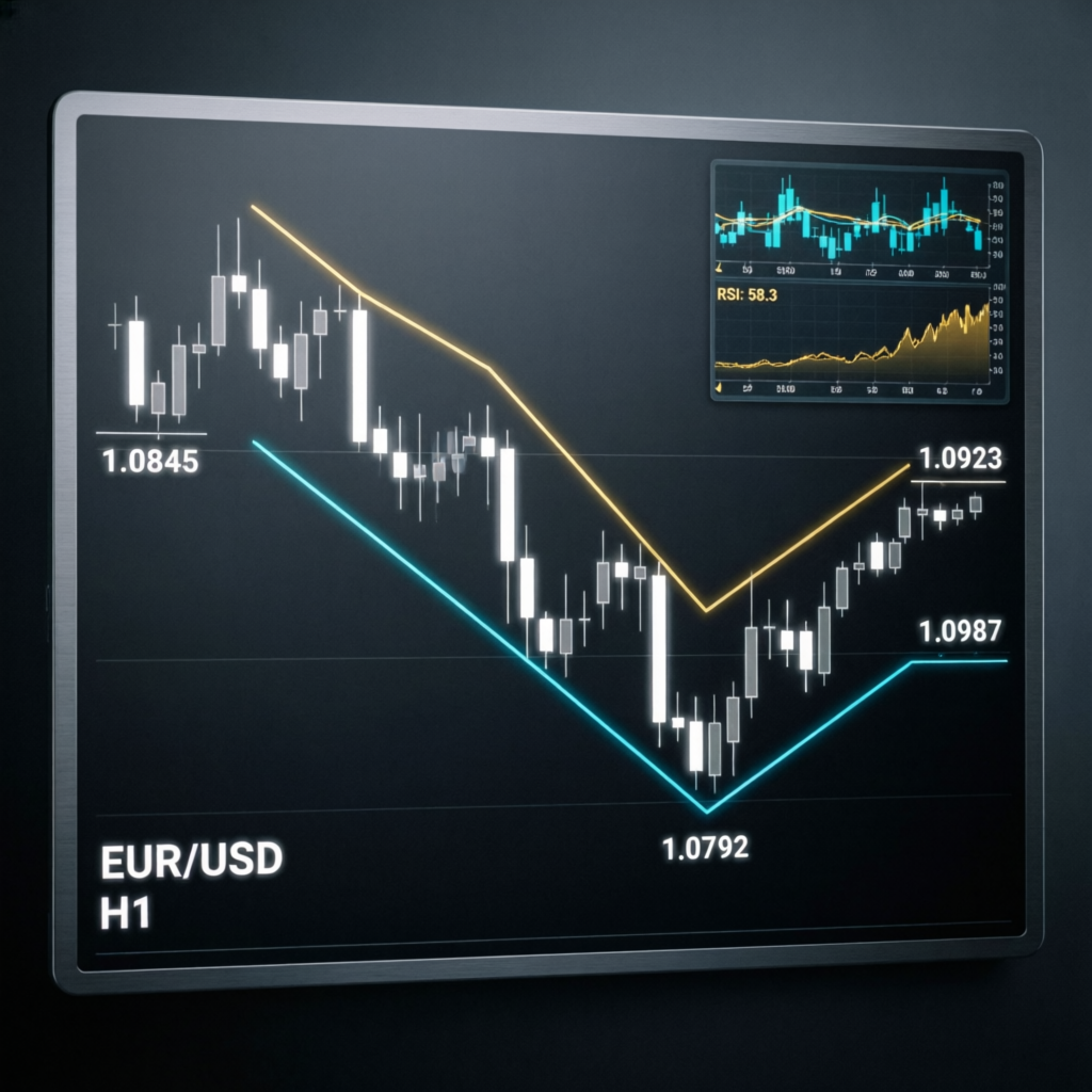 Advanced forex trading strategy chart for Alpha Capital Group Phase 2 verification