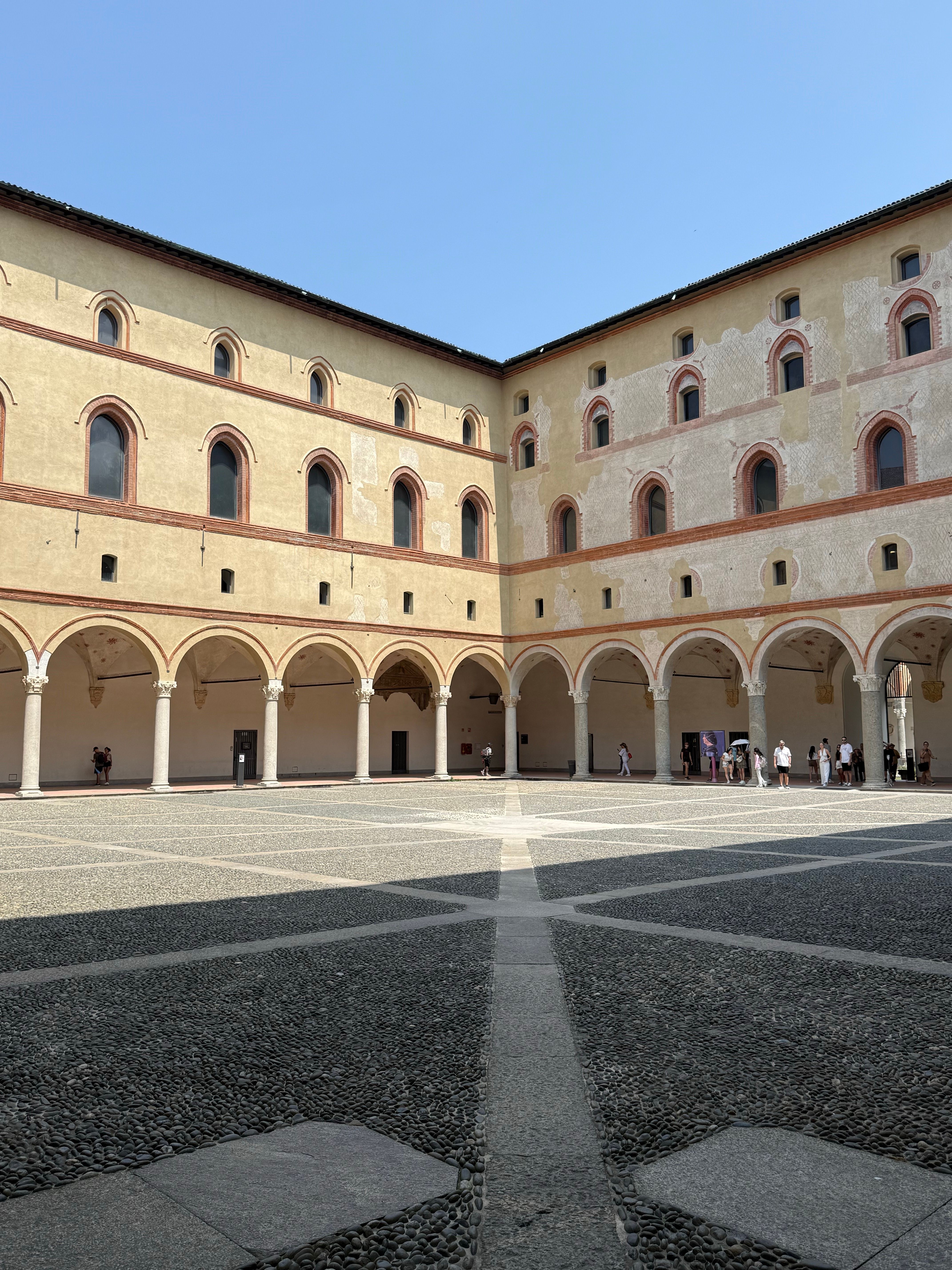Castello Sforzesco - Patio interior