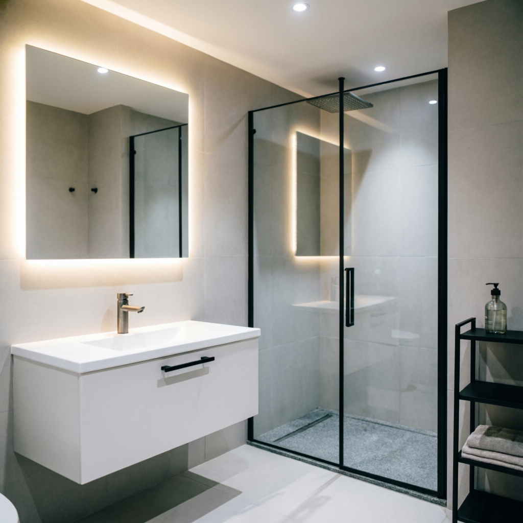 Imagen provisional de referencia: baño contemporáneo reformado