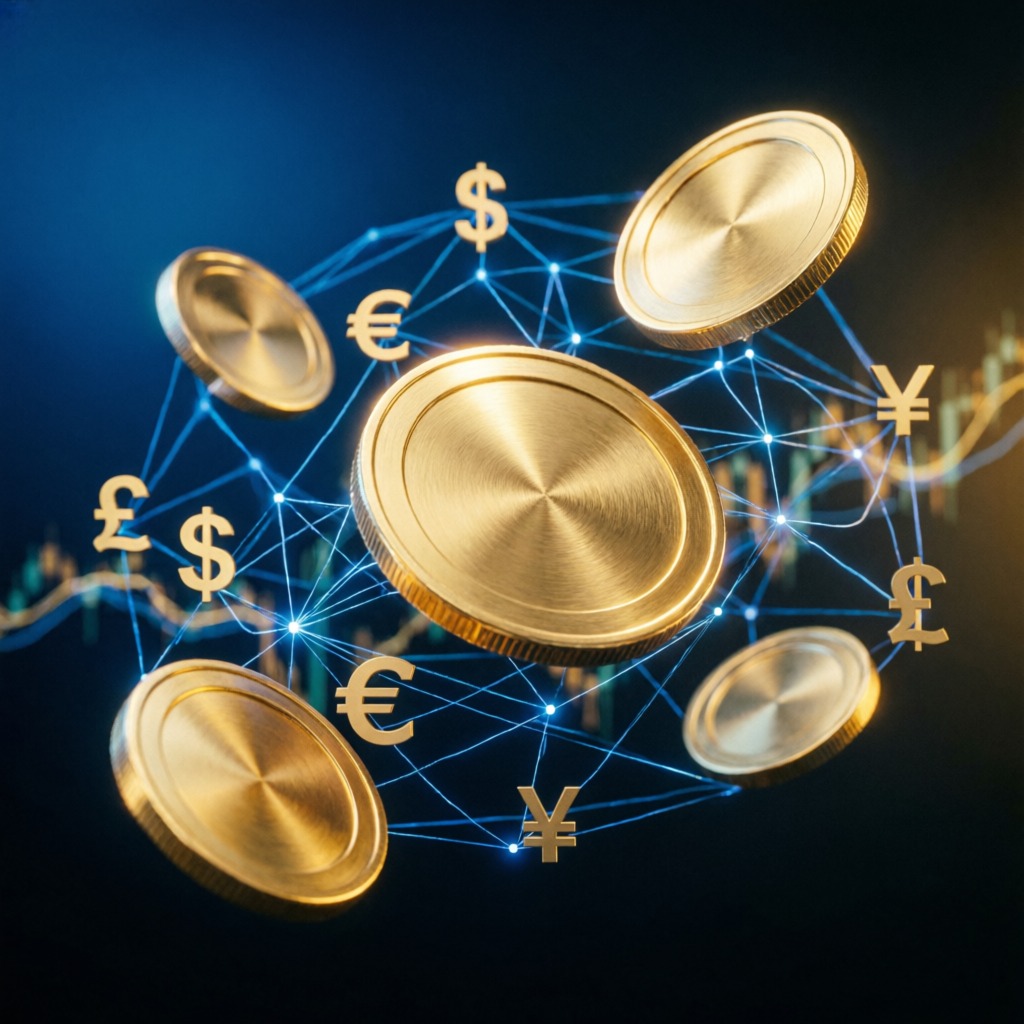 Funded trading accounts with global currency network
