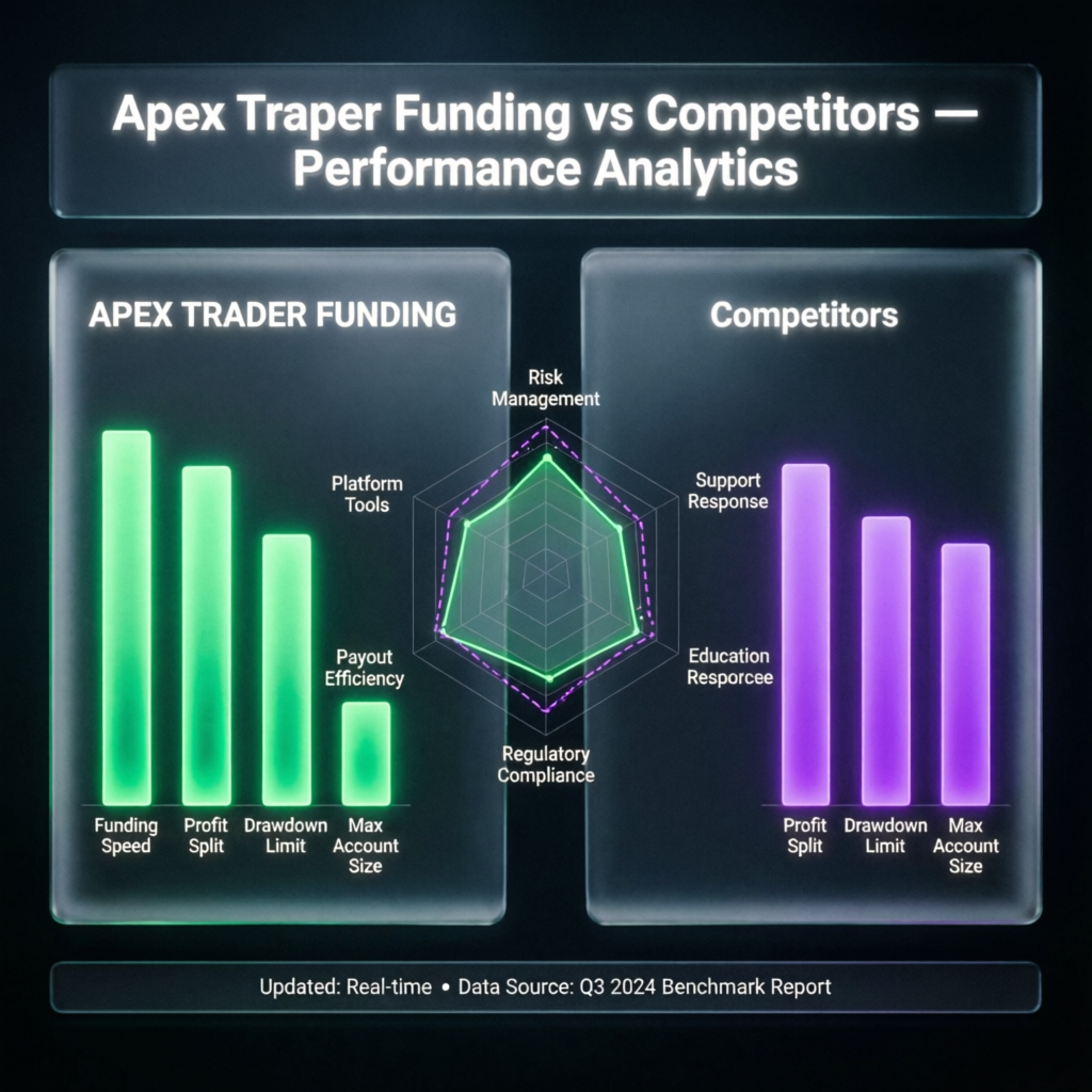 Apex Trader Funding vs competitors performance analytics comparison