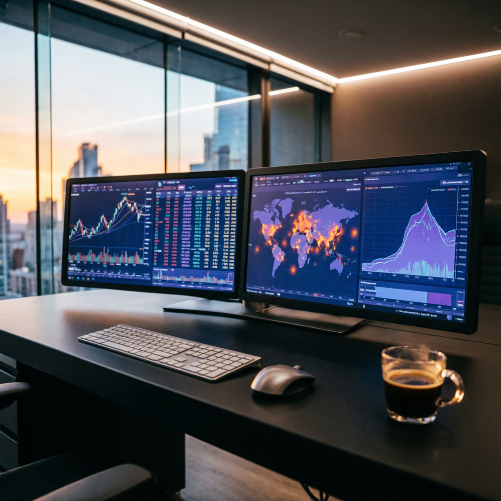 Professional trading setup for Funding Pips Challenge management
