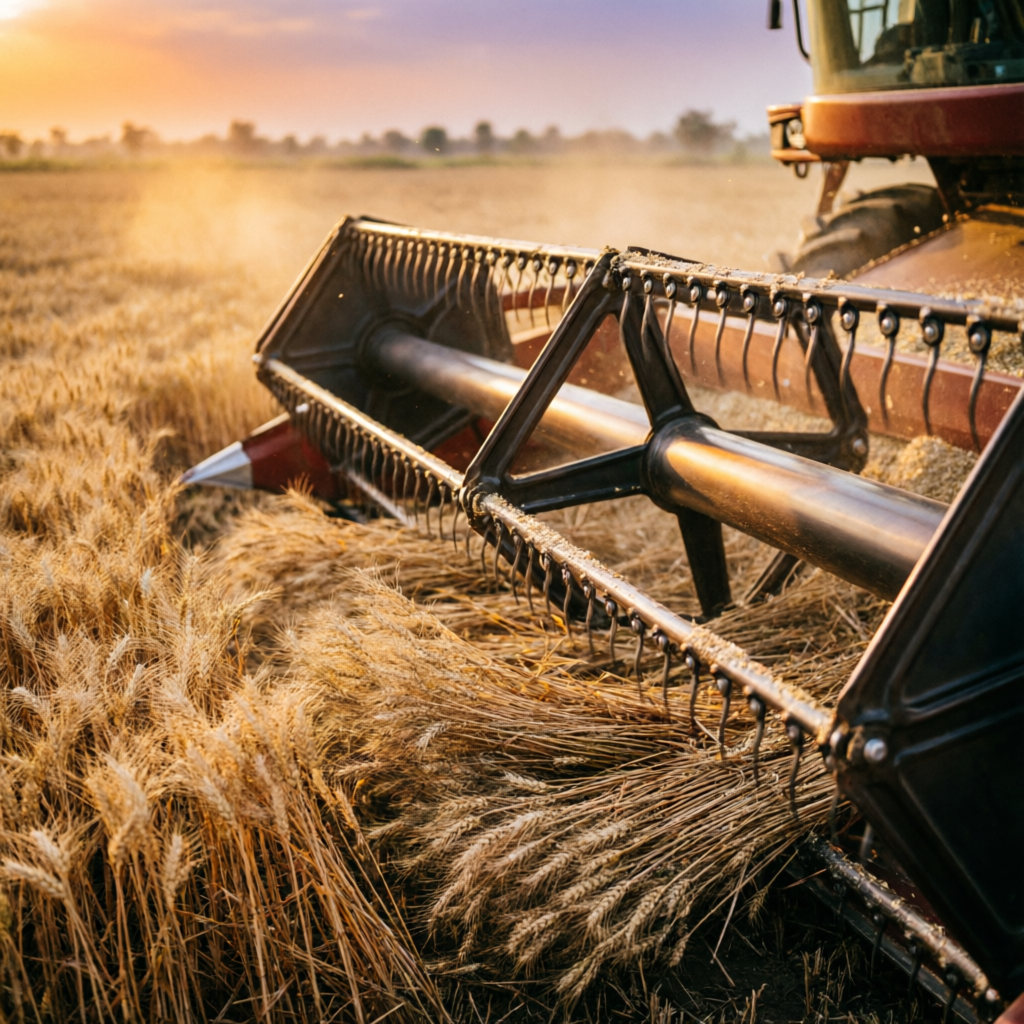 Gam Track Combine harvester dealer in Chandauli — header reel detail