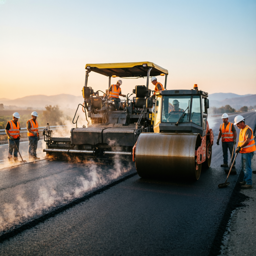 Best infrastructure development company in Bhopal — road construction