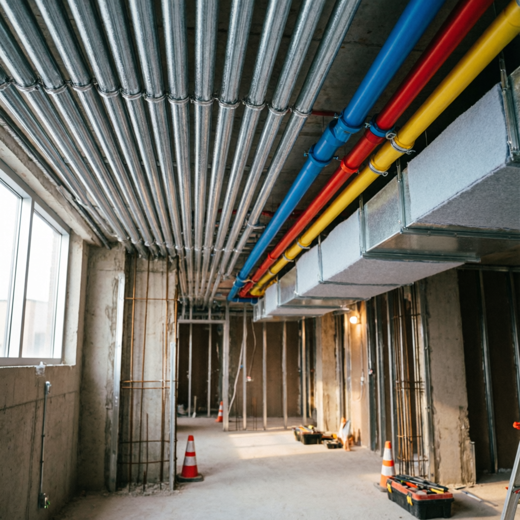 MEP services in Bhopal — mechanical electrical plumbing installation