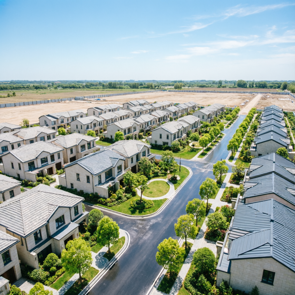 Real estate development company in Bhopal — township aerial view