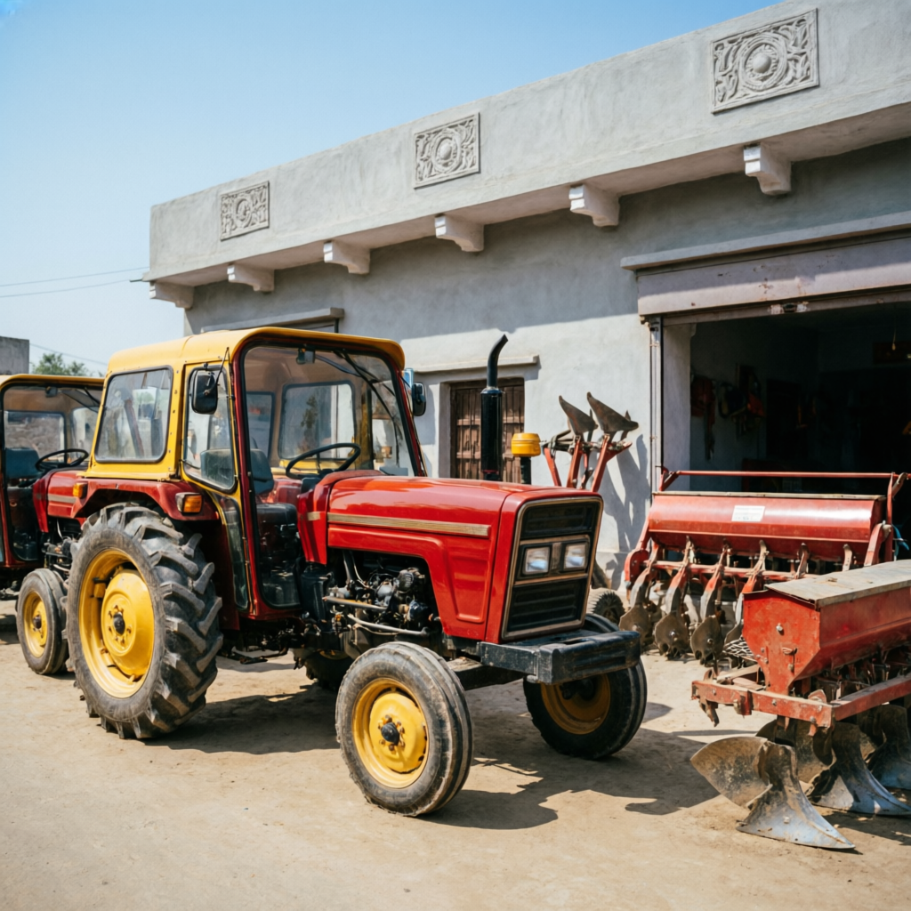 Tractor dealer showroom in Chandauli — Tractor King dealership