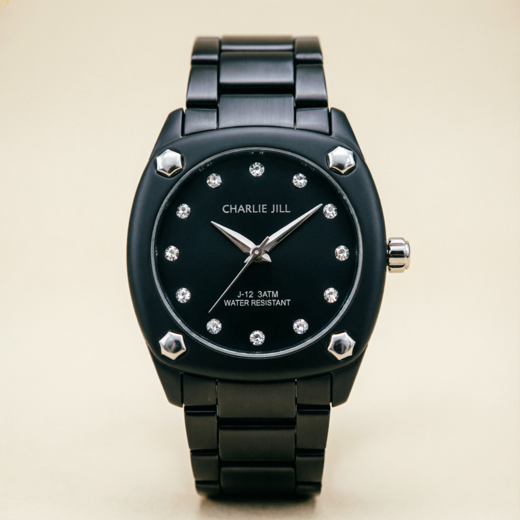 0914 black dial with crystal markers