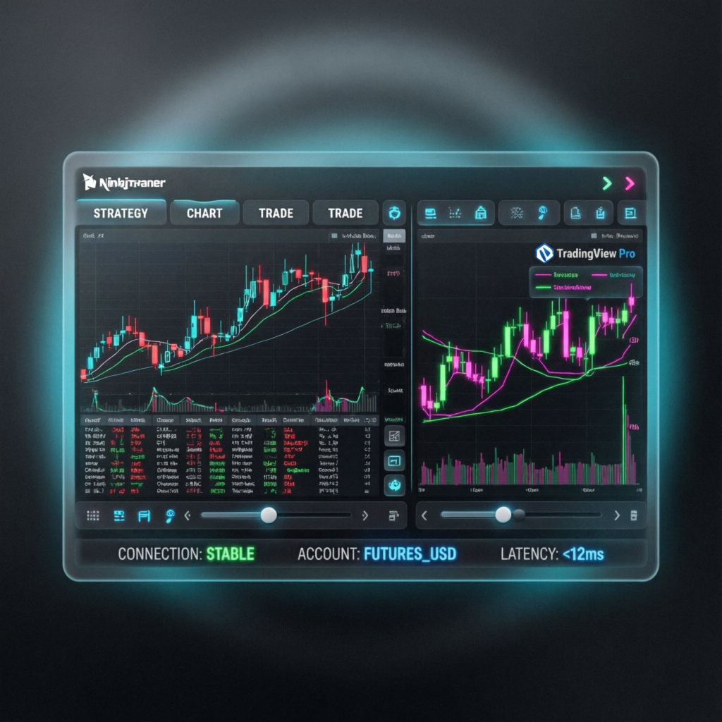 NinjaTrader and TradingView platform integration interface