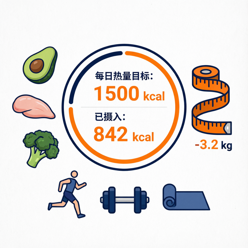 Calorie Calculator for Weight Loss Illustration