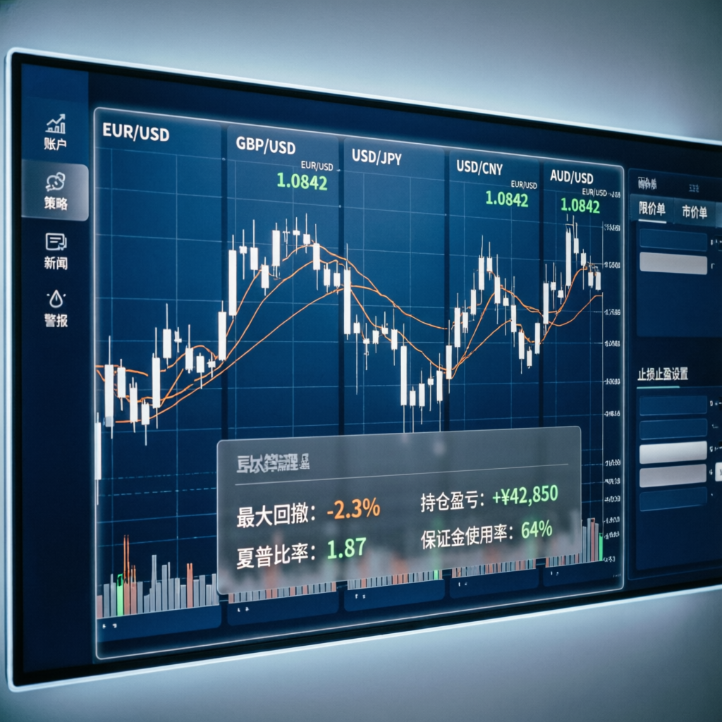 Forex market analysis with multiple currency pairs and risk management for prop firm trading