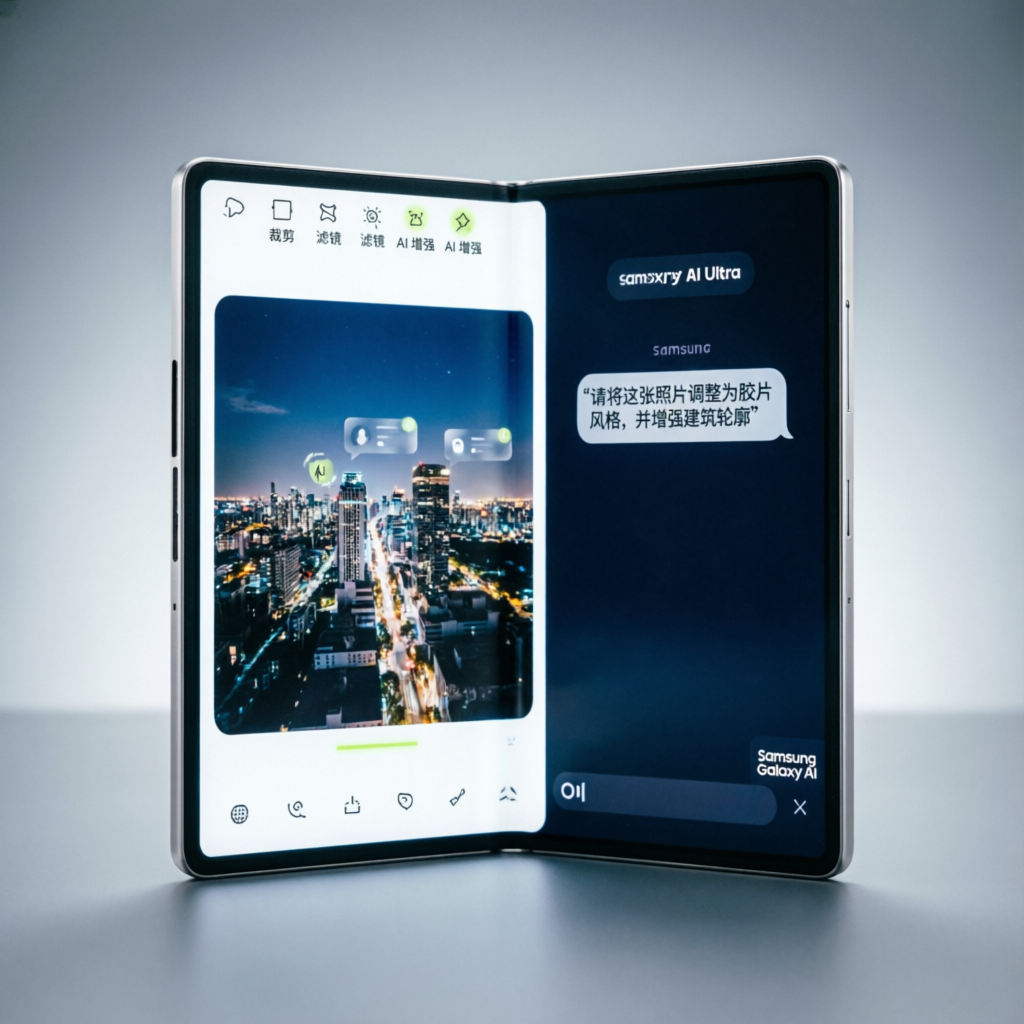 Galaxy AI для максимальной продуктивности Galaxy AI Samsung Galaxy Z Fold8 Ultra искусственный интеллект