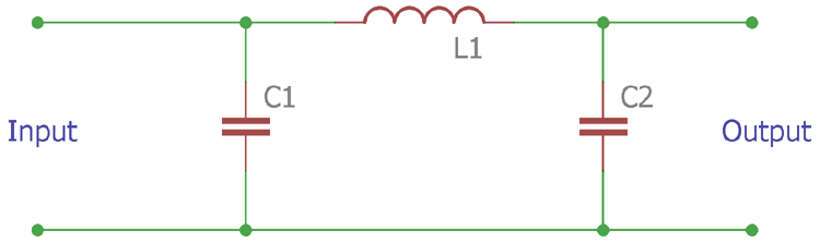 Pi filter schematic