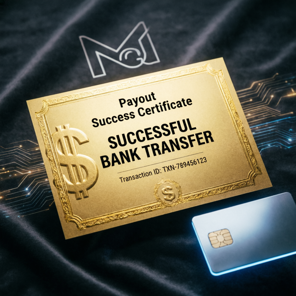 Topstep payout success certificate and bank transfer confirmation