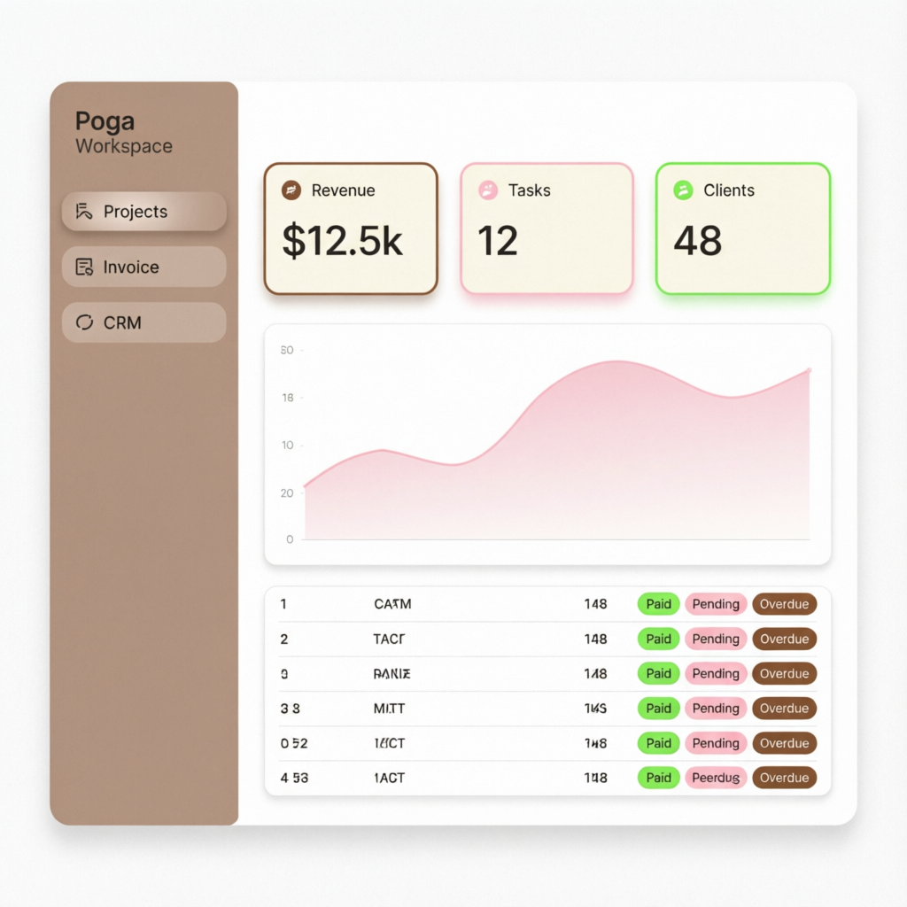 Poga Dashboard