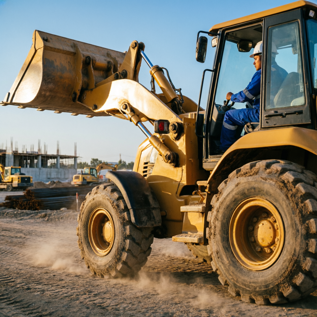 Front end loader operator training