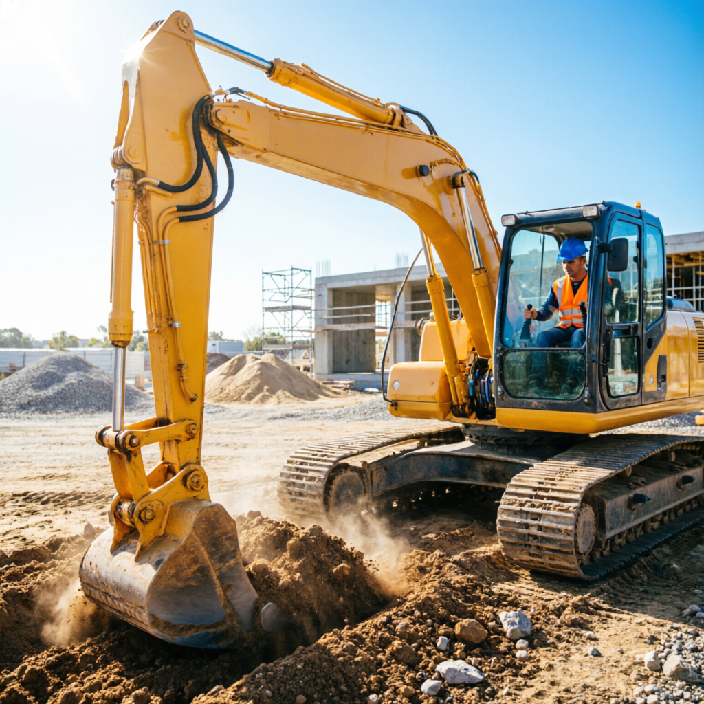 Excavator operator training