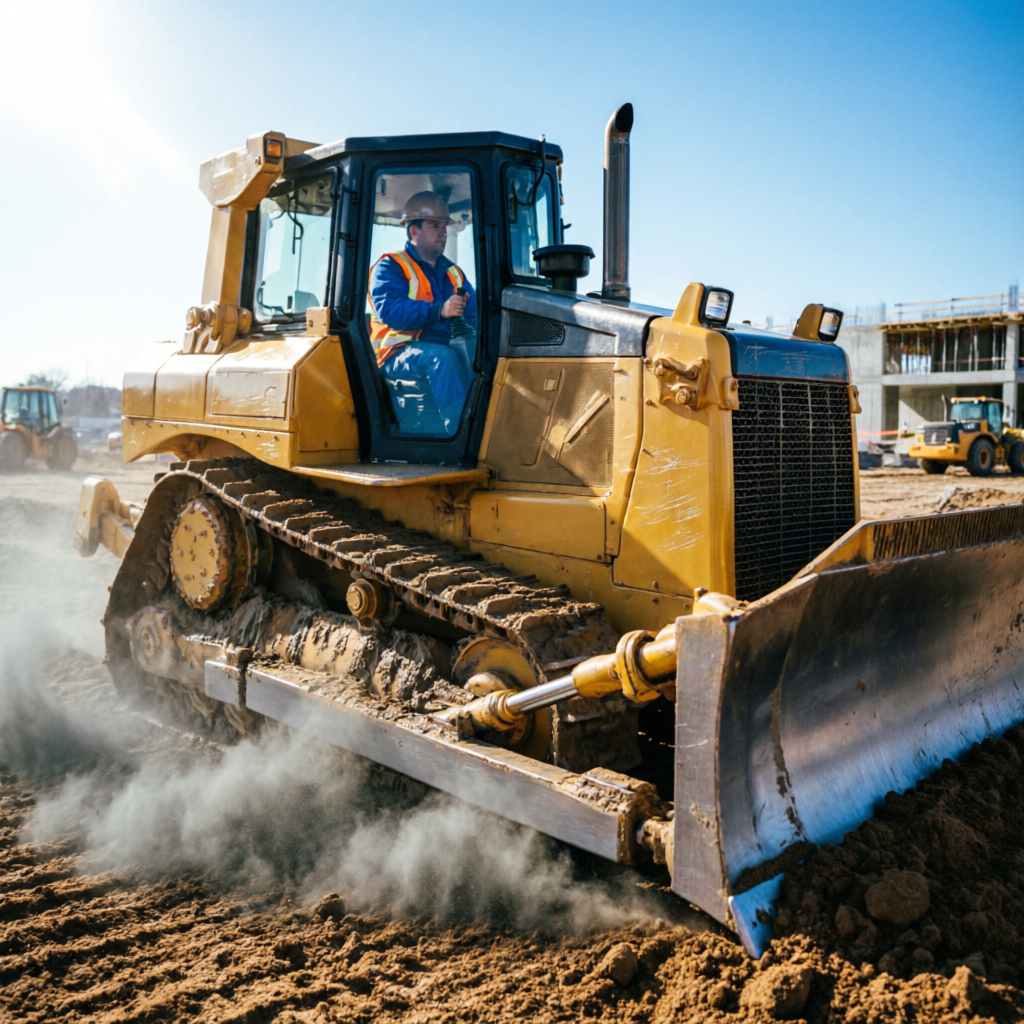 Bulldozer operator training