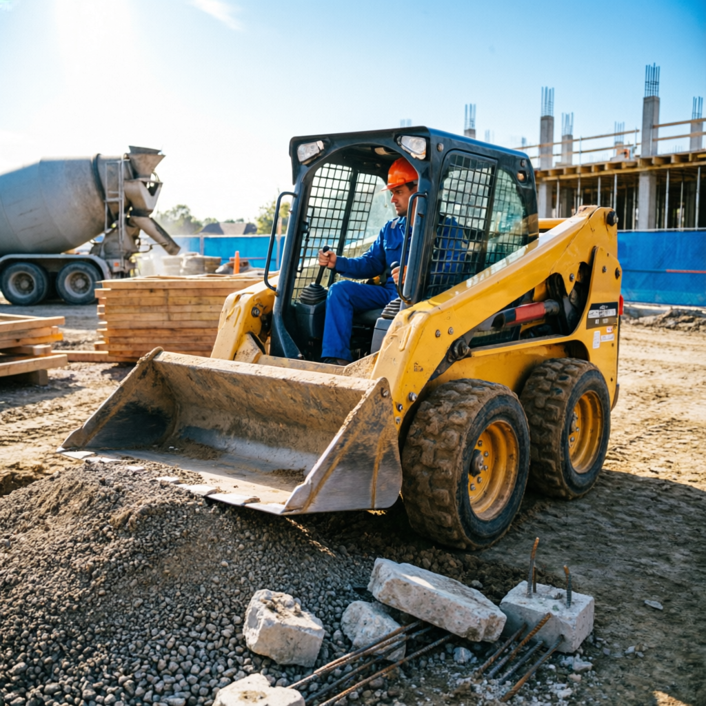 Bob cat skid steer operator training