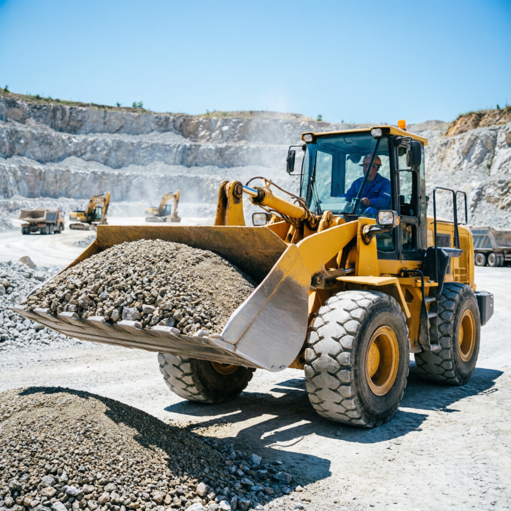 Front end loader operator training