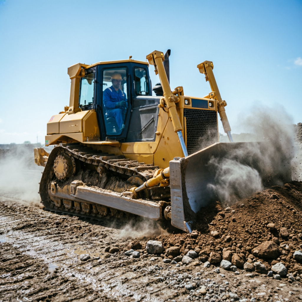 Bulldozer operator training