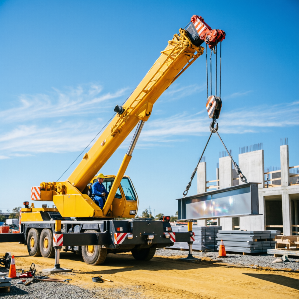 Mobile crane operator training