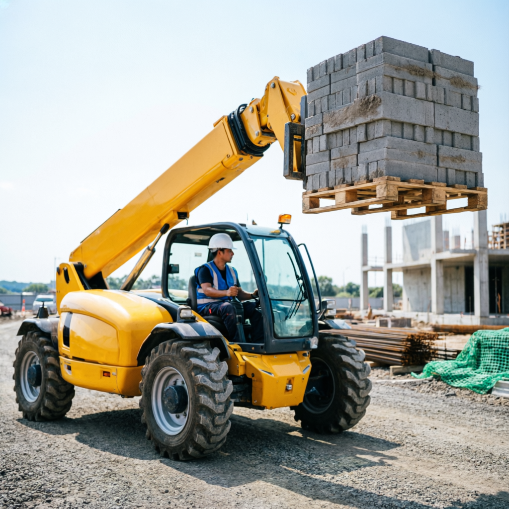 Telescopic handler operator training
